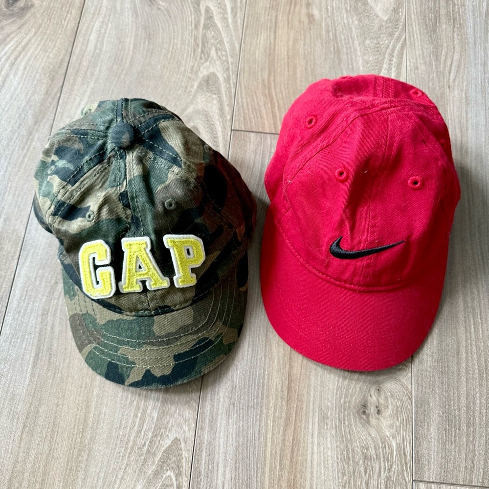 Gap and Nike toddler ball caps
